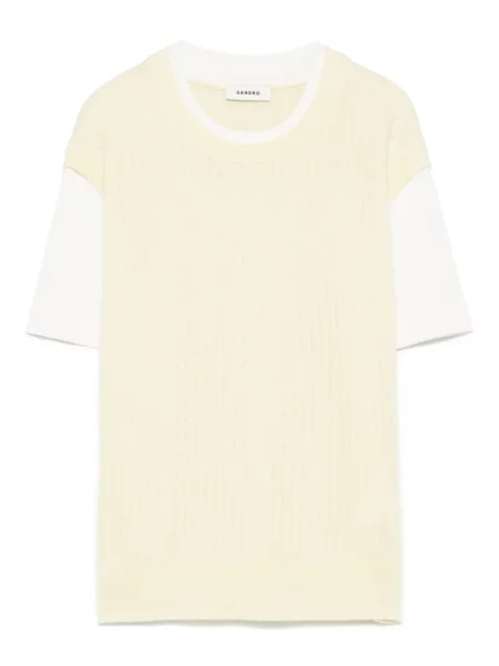 Tricou Sandro galben