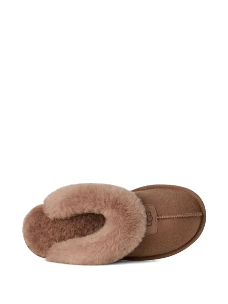 Papuci de casă Ugg fără toc maro