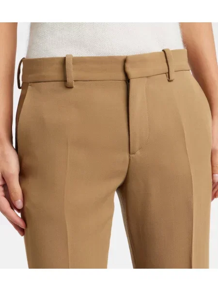 Pantaloni Toteme evazate bej