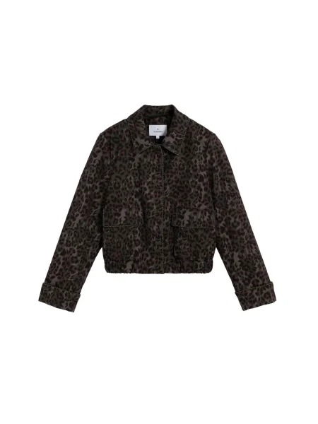 Scalpers Geacă de primăvară-toamnă Leostu maro / gri negru