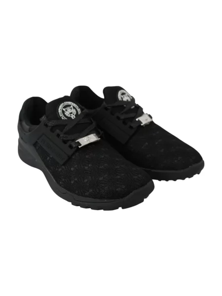 Sneakersy Plein Sport do biegania wiązane czarne