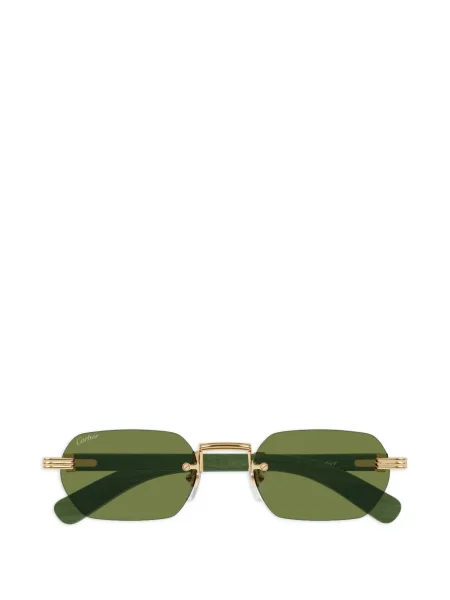 Pravokutne sunčane naočale Cartier Eyewear