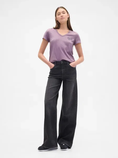Tricou Gap cu imagine negru