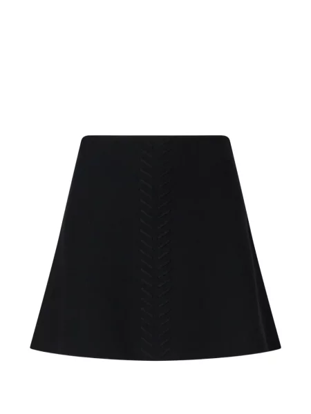 Fusta mini Liu Jo tricotate țesută negru