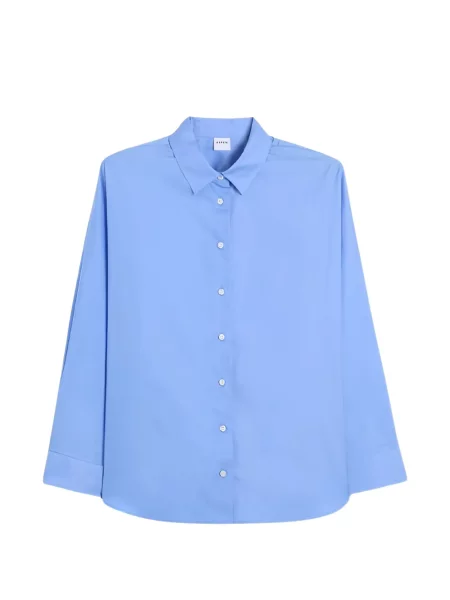 Cămașă Aspesi din poplin albastru