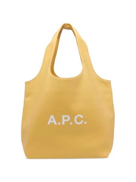 Kabelka A.p.c. s potiskem žlutá