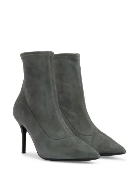 Cizme scurte Giuseppe Zanotti din piele de căprioară gri