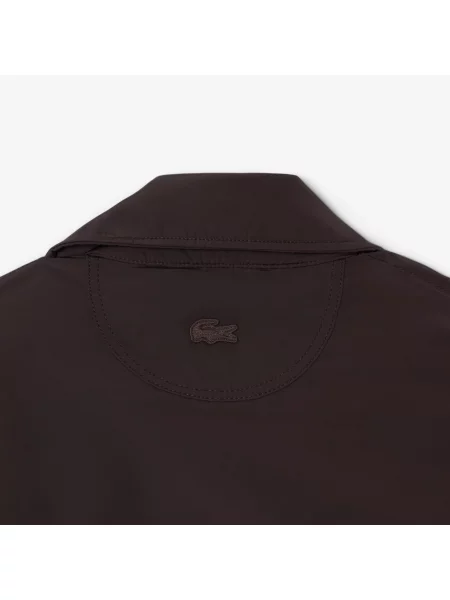 Lacoste Kurtka Bomber Classic Fit brązowa