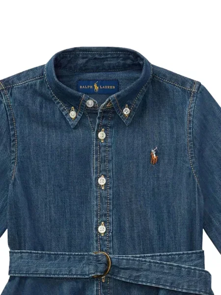 Džinsinė suknelė Polo Ralph Lauren mėlyna