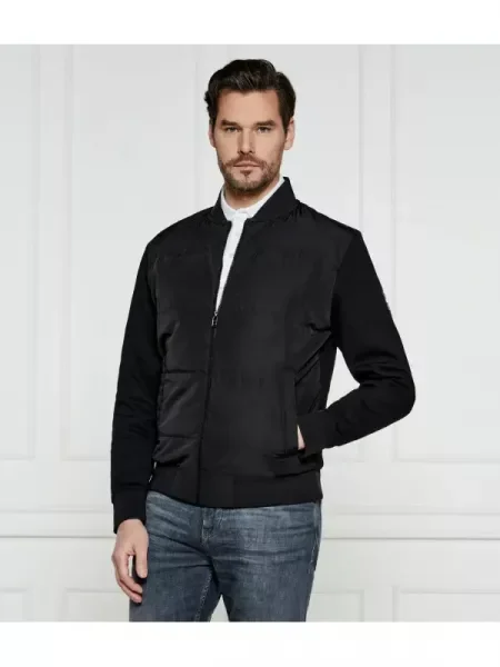 BOSS BLACK Bomber dzseki H-Skiles fekete
