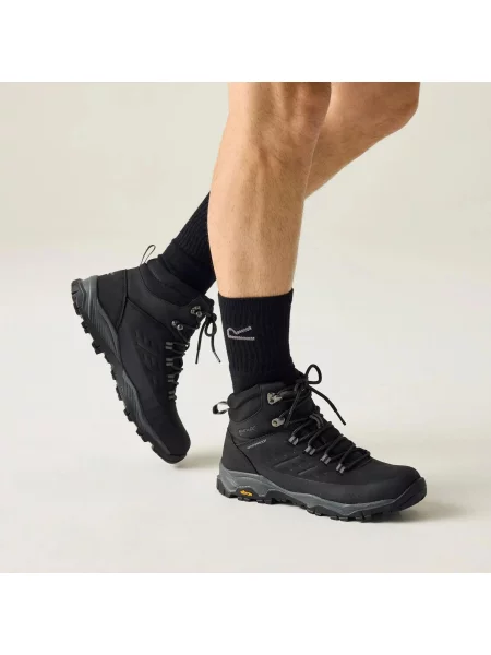 Buty trekkingowe wysokie z membraną Blake Vibram czarne