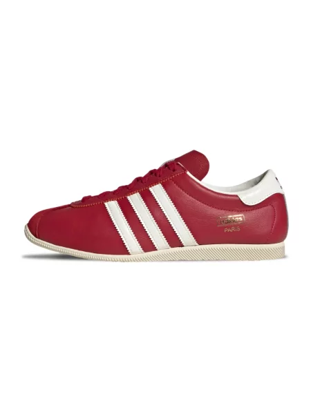 Sneakersy Adidas skórzane czerwone