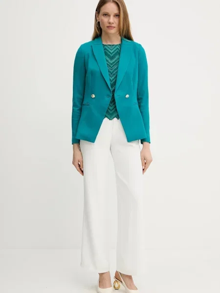 Піджак Morgan VOPYA.F двобортний однотонний VOPYA.F зелений