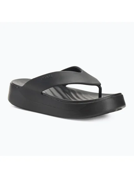 Platform talpú papucs Crocs fekete