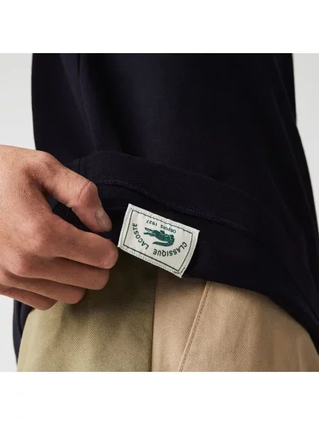 Lacoste поло чоловіче Organic синє