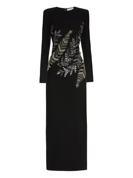 Długa sukienka maxi Oscar De La Renta czarna