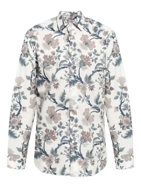 Cămașă Etro cu model floral cu imagine alb