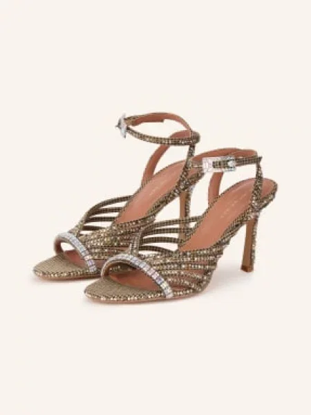 Kurt Geiger Sandály S Ozdobnými Kamínky / hnědá béžová