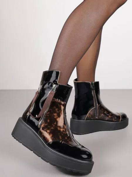 Botine Gattie maro
