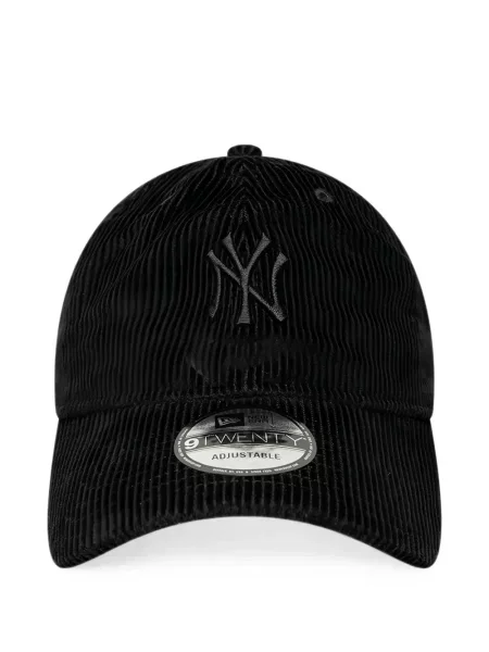Șapcă New Era Cap de catifea cord negru