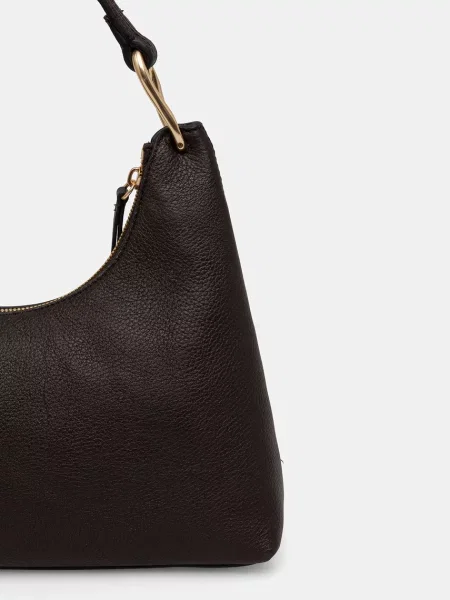 Calvin Klein Bőr válltáska barna