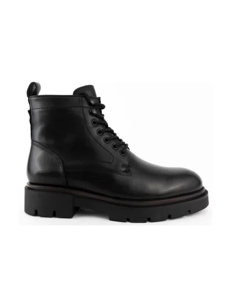 Buty do kostki Sergio Moretti skórzane czarne