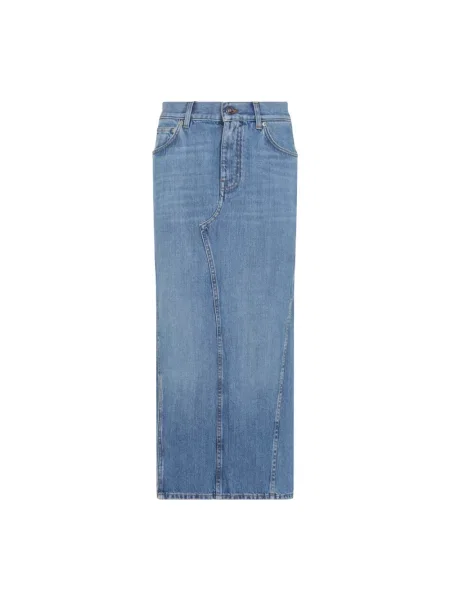 Mała mały spódnica jeansowa Givenchy niebieska