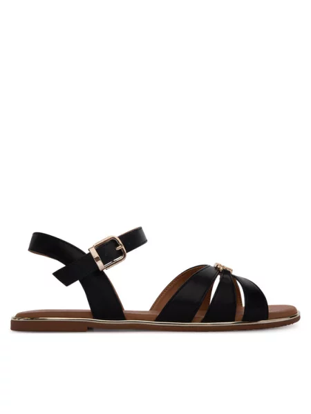 Sandali Tommy Hilfiger S črna