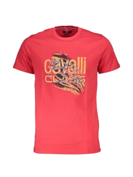 Tricou Cavalli Class cu imagine roșu