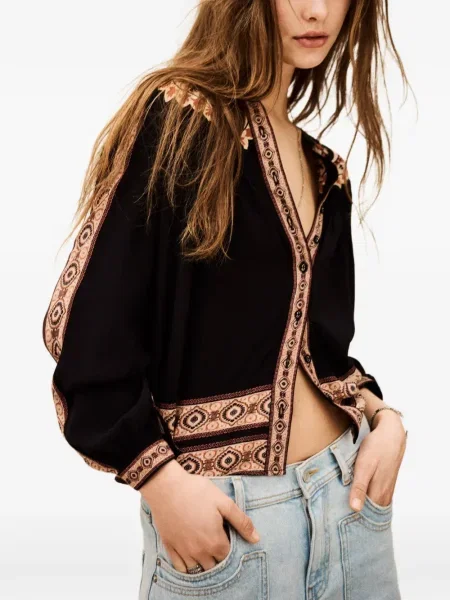 Top Ba&sh cu imagine negru