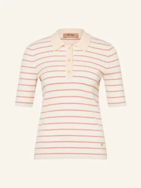 Mos Mosh Dzianinowa Koszulka Polo Mmcaliz rosa