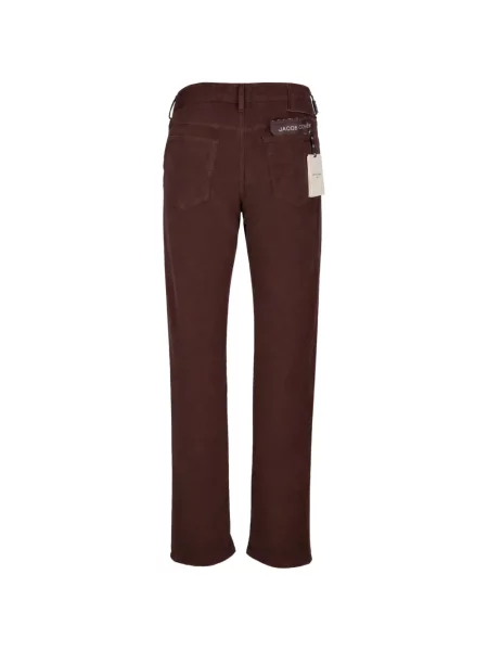 Pantaloni Jacob Cohën de catifea cord maro