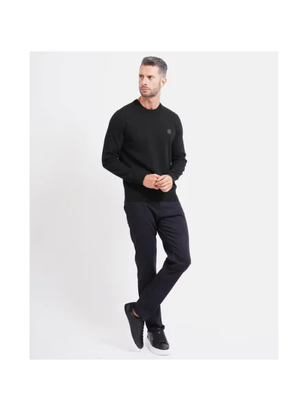 BOSS Sweter Kanovano_S czarny