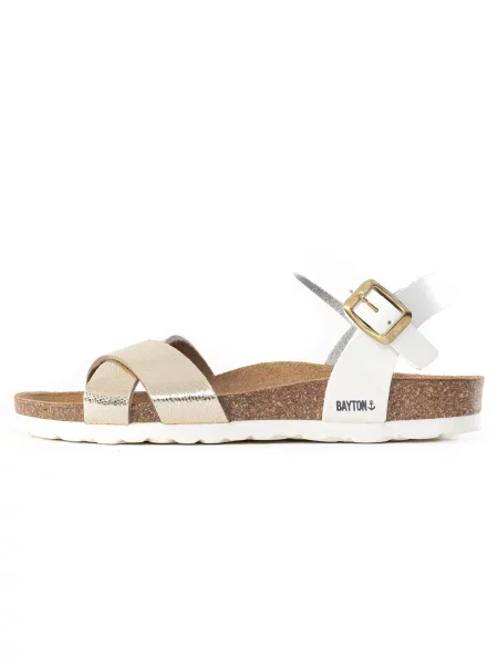 Bayton Sandale auriu / negru alb