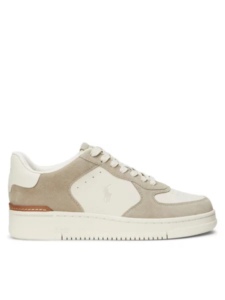 Polo Ralph Lauren Masters Crt sneakersy skórzane beżowe