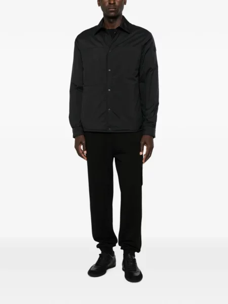 Geacă cămașă Moncler cu autograf negru