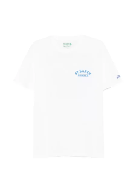 Tricou Mc2 Saint Barth cu imagine alb
