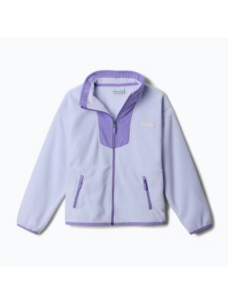 Bluza polarowa dziecięca Columbia Sequoia Grove Full Zip Fleece snowdrift/paisley purple fioletowy