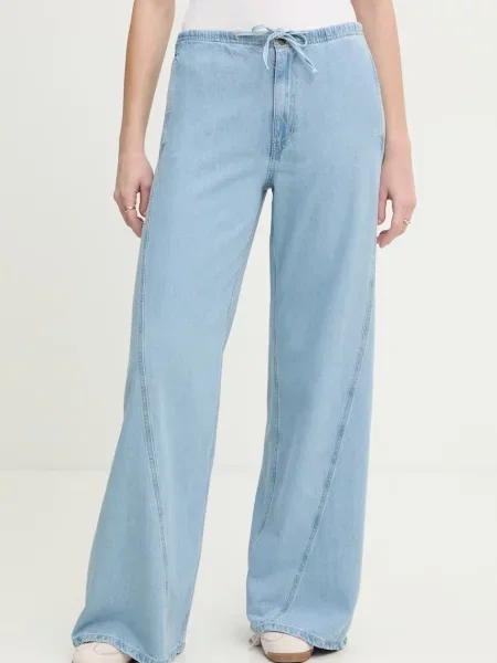 Guess Jeans pantaloni femei albastru