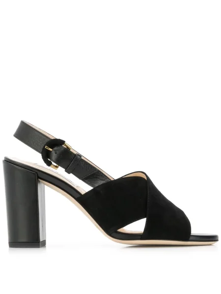 Sandale Tod's cu toc bloc negru