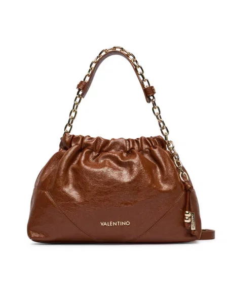 Τσάντα Valentino Lumira καφέ