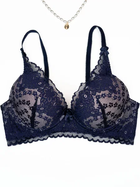 ISSA Plus Бюстгальтер синій