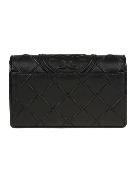 Naszyjnik Tory Burch skórzany czarny