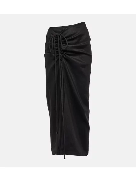 Fusta maxi Sir de in negru