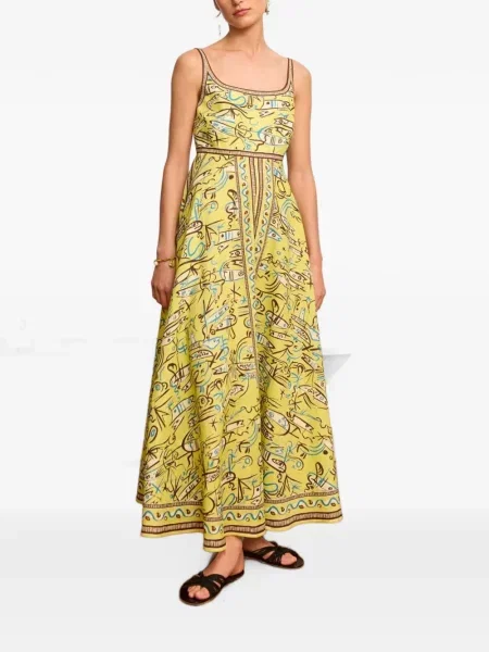 Rochie Alemais galben