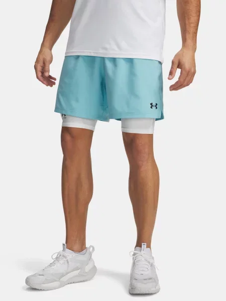 Pantaloni scurți de sport Under Armour alb