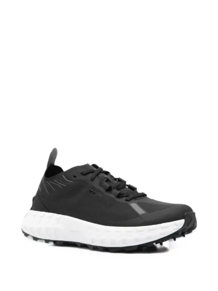 Sneakerși Norda cu șireturi din dantelă negru