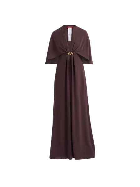 Sukienka Max Mara elegancka brązowa