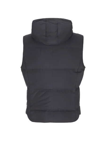 Vestă Brunello Cucinelli cu glugă albastru