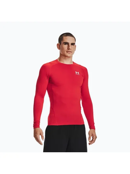 Tricou cu mânecă lungă pentru bărbați Under Armour Ua Hg Armour Comp LS roșu